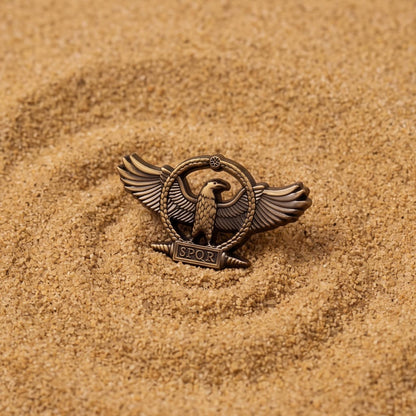 Aquila Antique Bronze 3D Pin