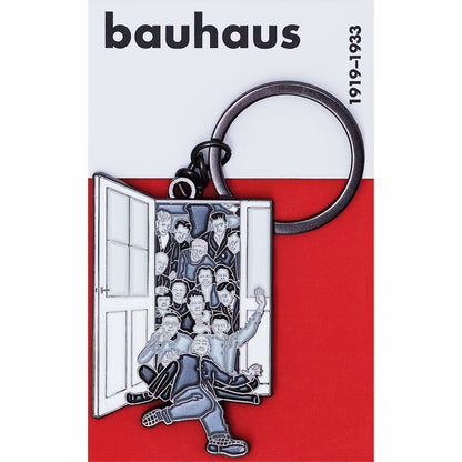 Students and staff with guests at the Bauhaus