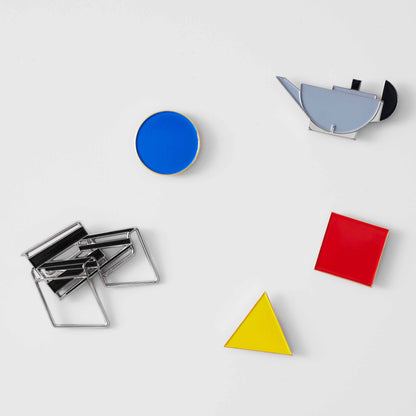 Basic Forms in the Primary Bauhaus Colours